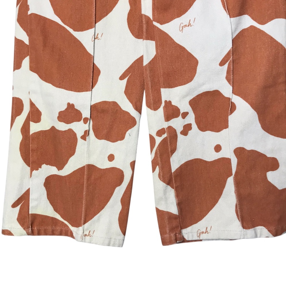 Women's 29 Lisa Says Gah Brown Cow Robyn Jean Jeans Pants Printed - Picture 9 of 16